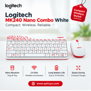 Logitech MK240 Nano Combo White